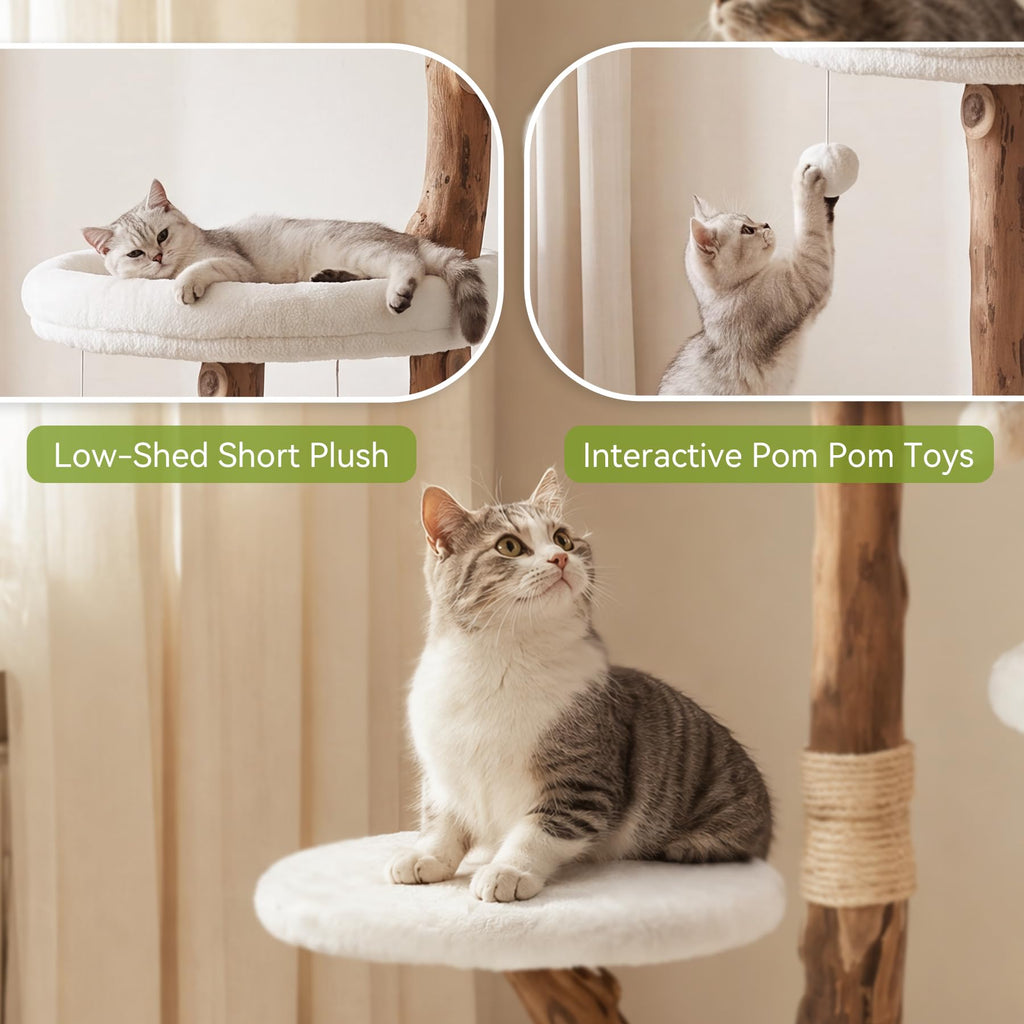 Cat Tree Tower with Scratching Post U732788