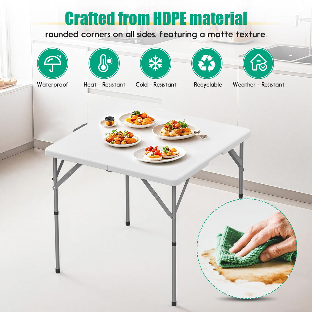 Square Folding Card Table 2 Pcs M3329