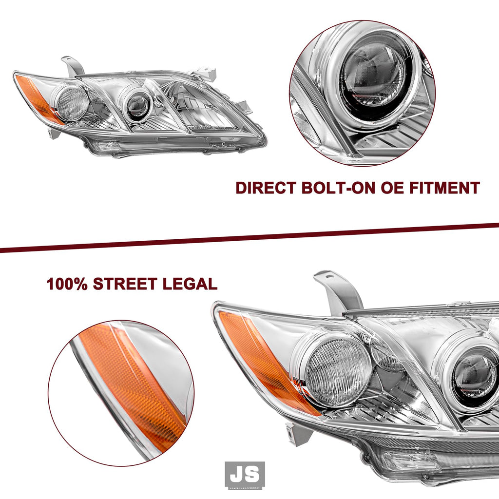 Headlight Compatible with 2007-2009 Toyota Camry Q551