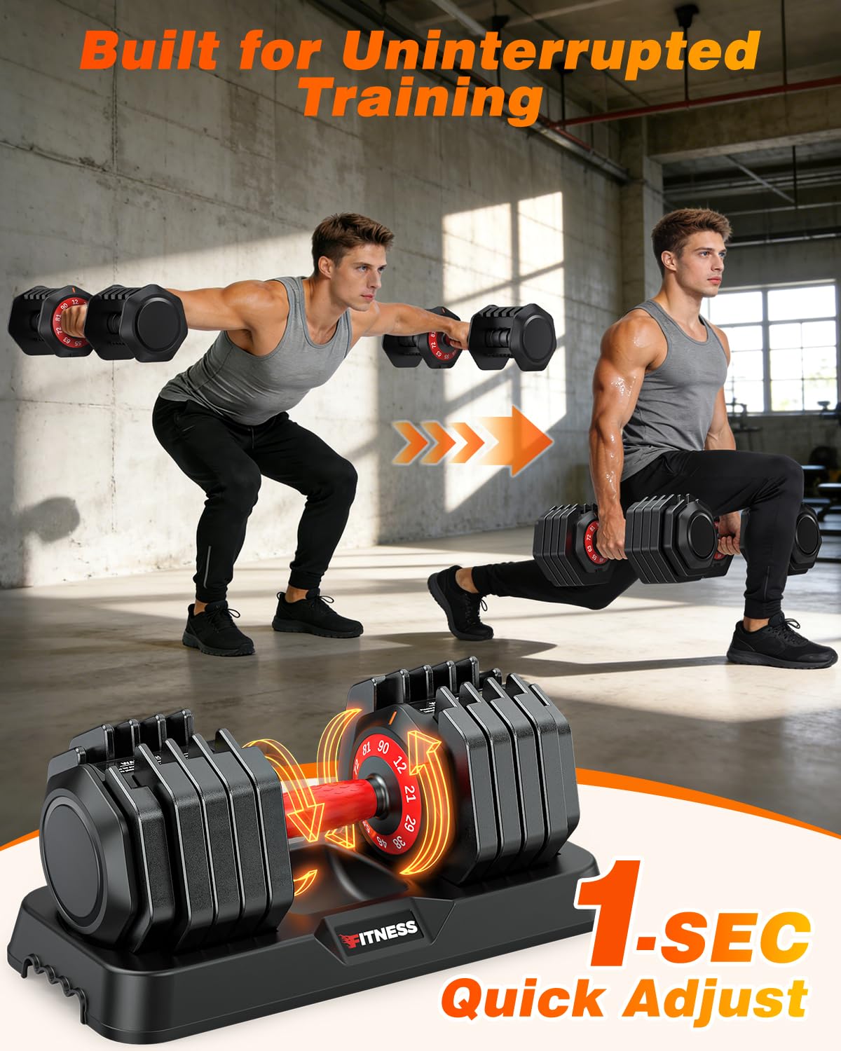 Adjustable Dumbbell Set S434