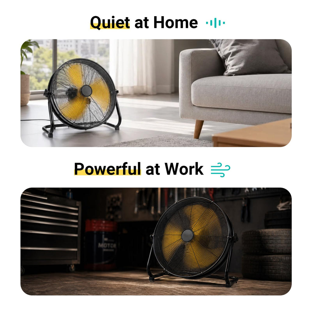 18" Brushless Cordless Floor Fan C6083