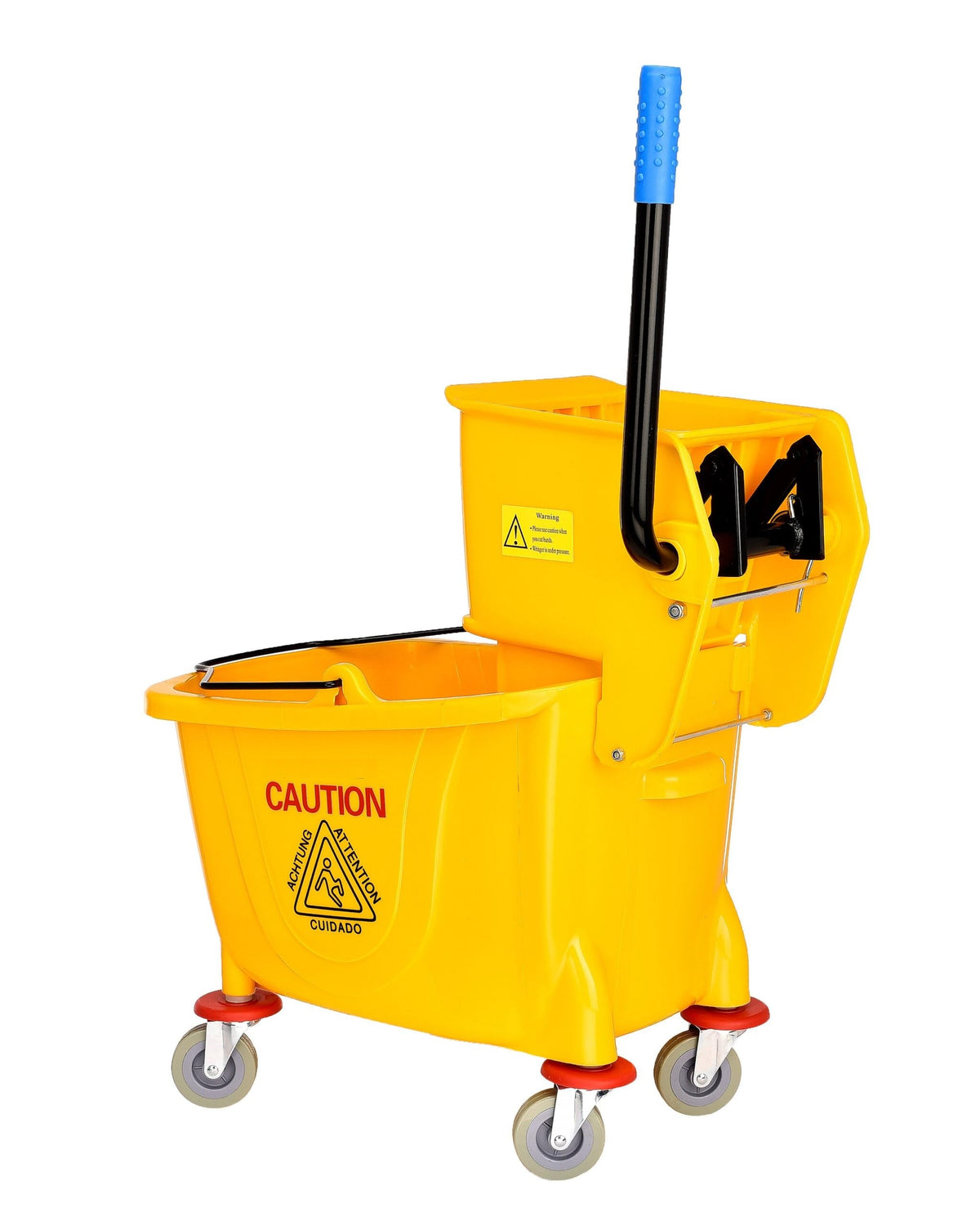 35 qt. Mop Bucket with Side Press Wringer Yellow S6225