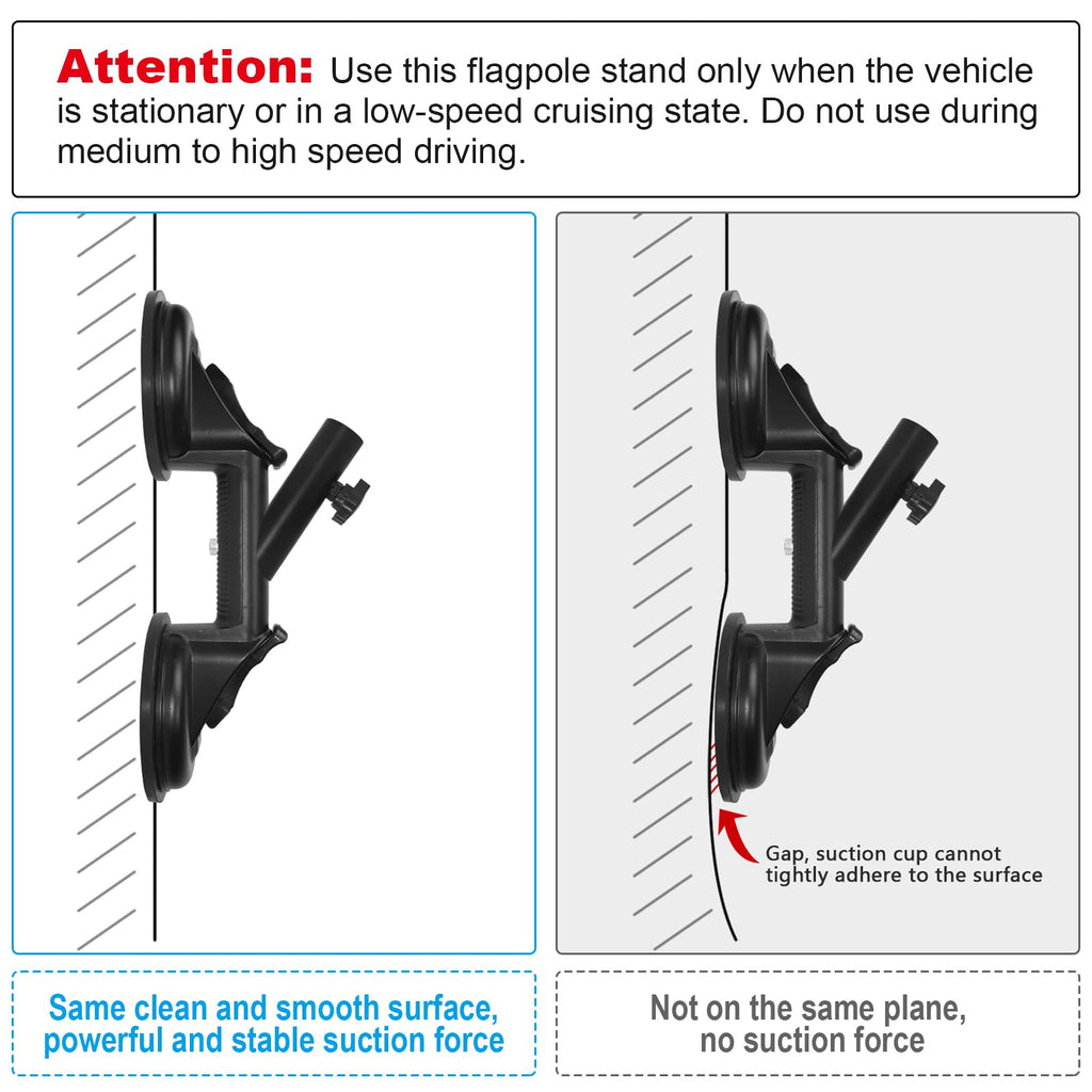 Suction Cup Flag Pole Mount D9270