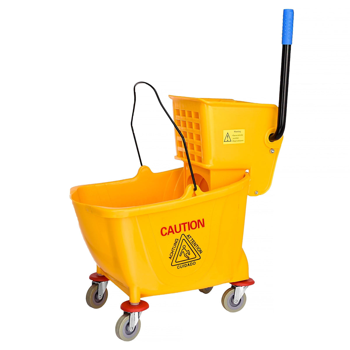 35 qt. Mop Bucket with Side Press Wringer Yellow S6225