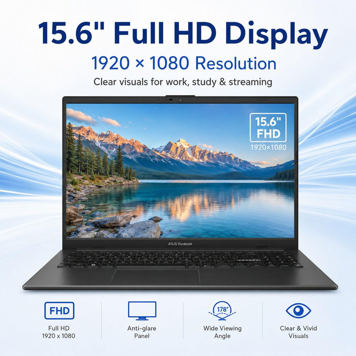 15.6" FHD Laptop AMD Ryzen 5 8GB RAM 512GB SSD R314