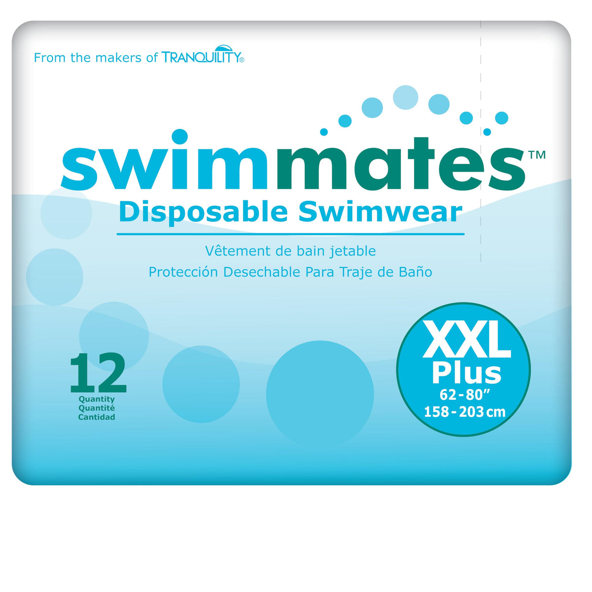 Disposable Adult Swim Diapers 2XL 12 Ct F48794