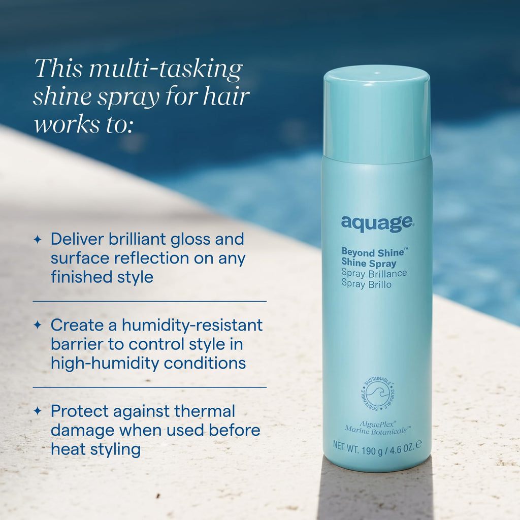 Shine Spray & Heat Protectant Hair Mist, 4.6 oz X245