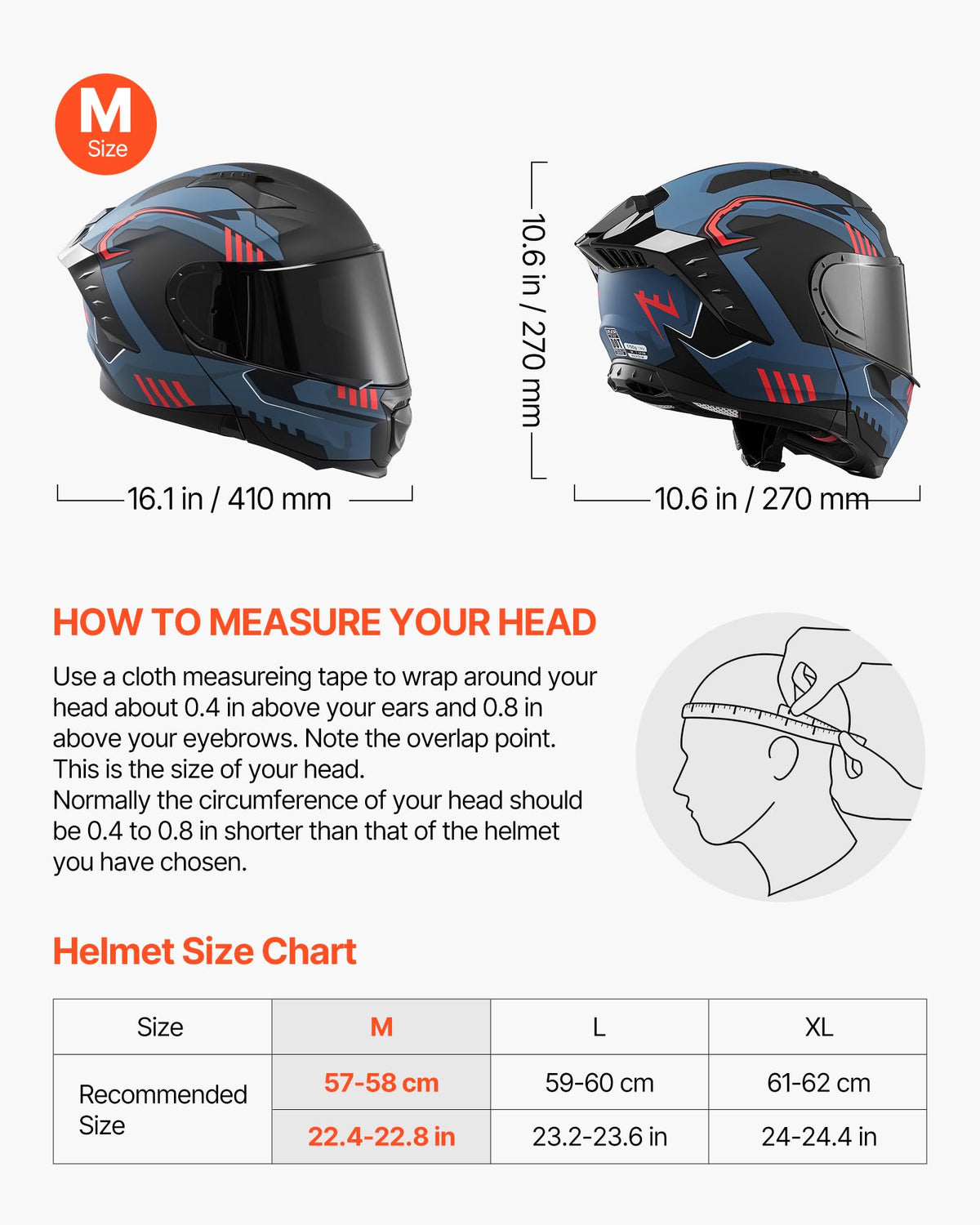 DOT Approved Adult Motocross Helmet with Clear Visor V315591