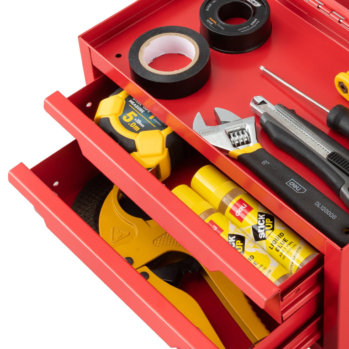 Pink 2 Drawer Metal Mini Tool Box K667695