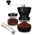 Manual Coffee Grinder with Ceramic Burr and 2 Glass Jars U6627