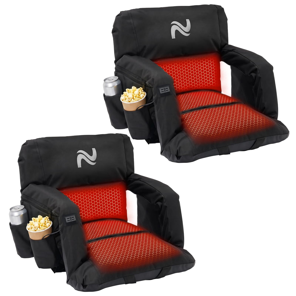 2 Pack Extra Thick Heated Stadium Seats E294742