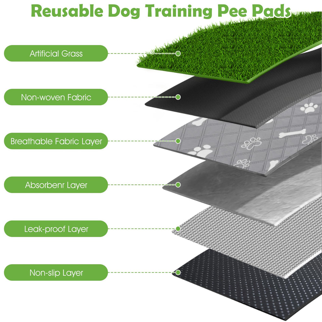 Washable Artificial Grass Dog Training Pad H13255