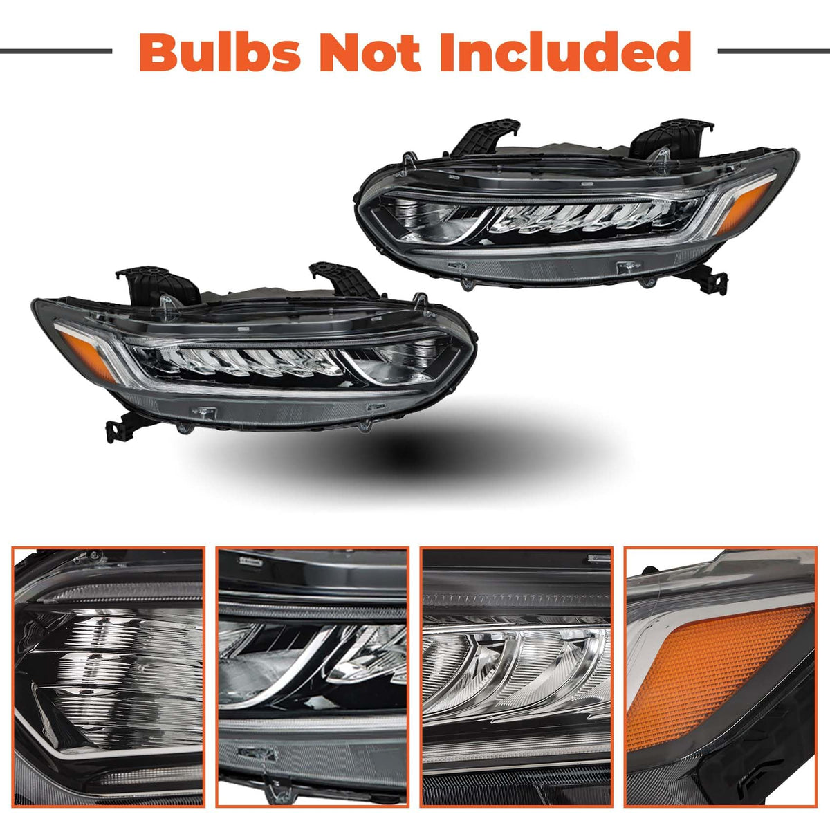 Halogen Headlight Assembly Set Driver and Passenger Side A3567