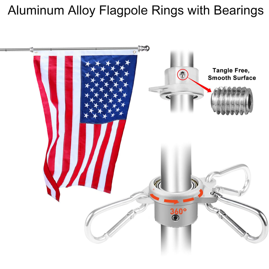 Heavy Duty Stainless Steel Flag Pole Kit B909