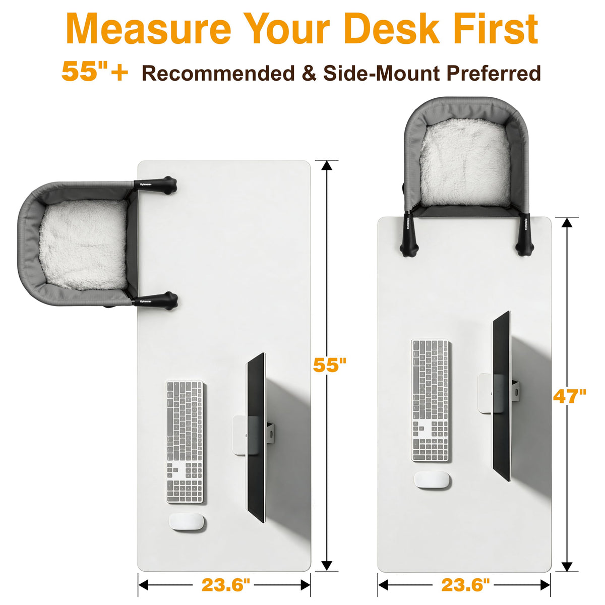 Cat Desk Bed for Large Cats 50lbs V757