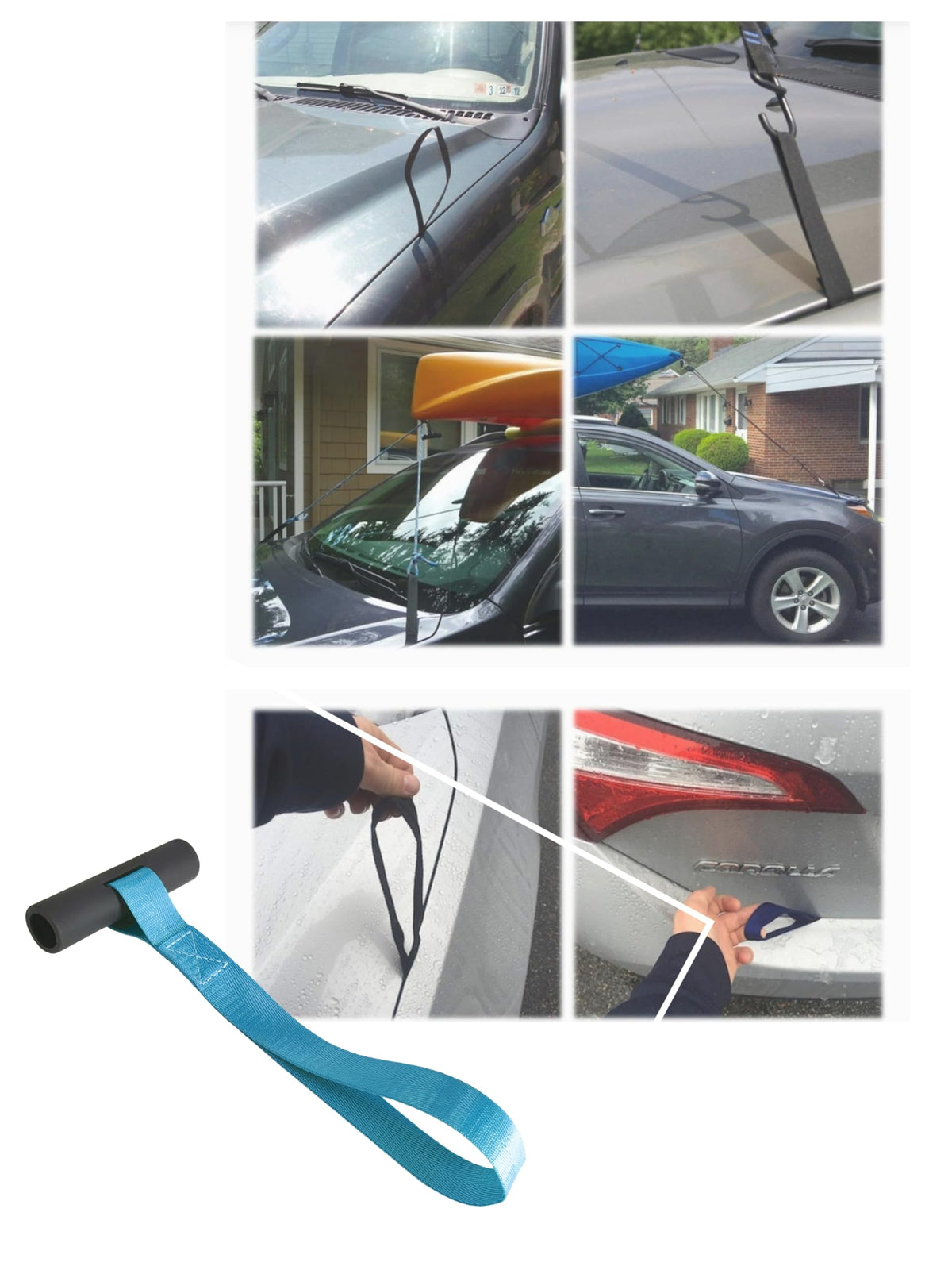 Heavy Duty Kayak Rack with Ratchet Tie X547