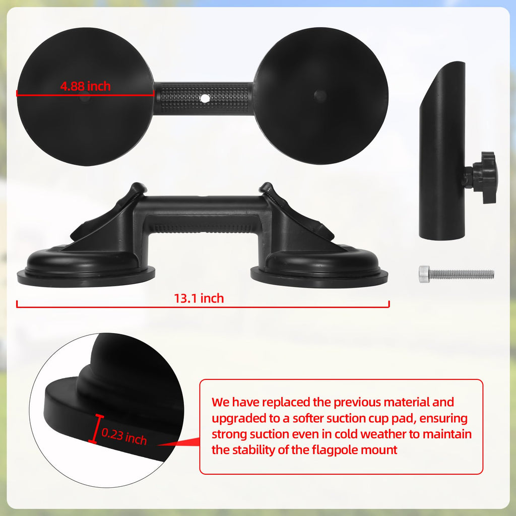 Suction Cup Flag Pole Mount D9270