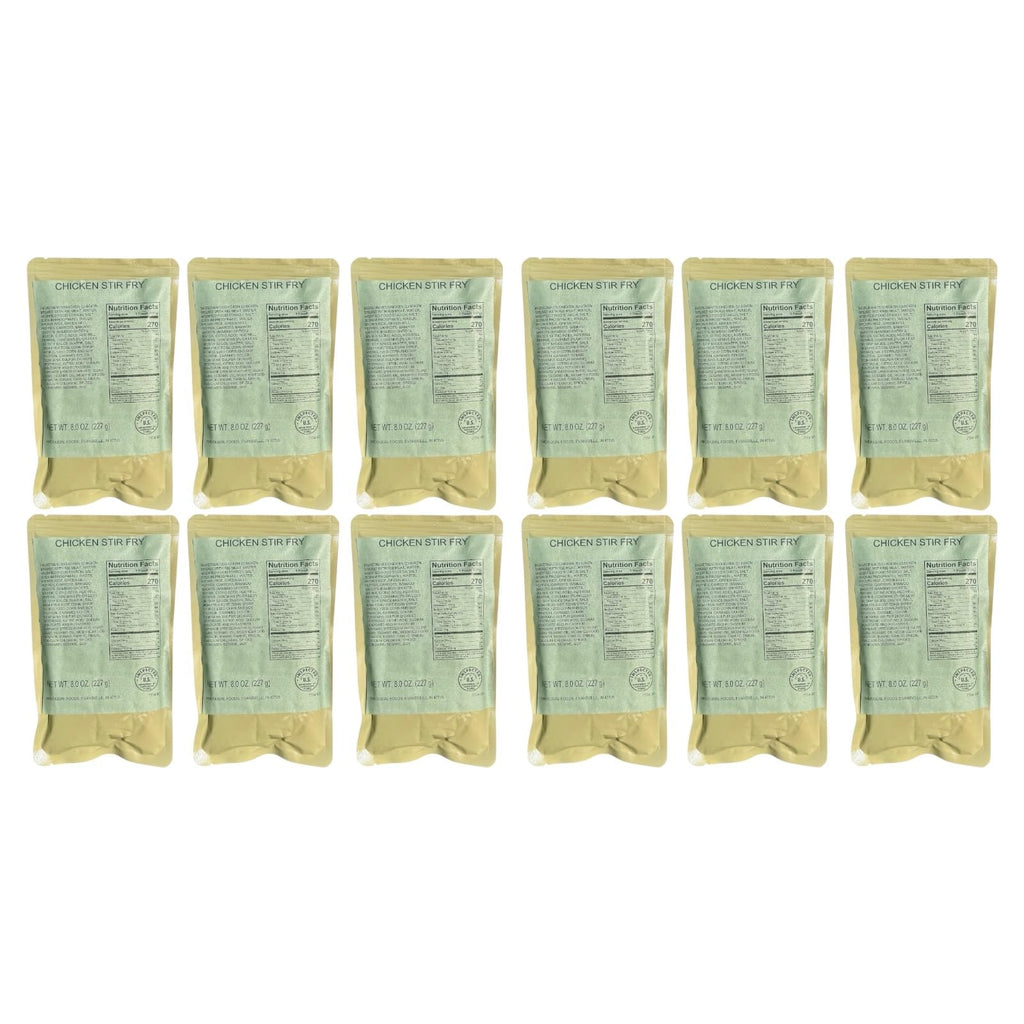 12 Pack Chicken Stir Fry Meal-Ready-to-Eat Entree X114