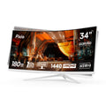 White 34" 180Hz Curved Gaming Monitor G23184