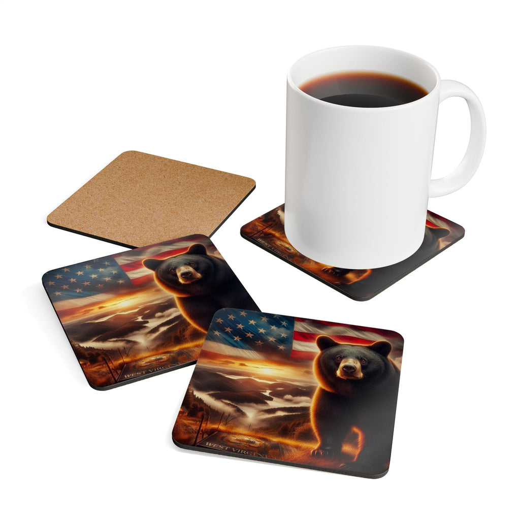 Set of 4 Glossy Coasters Y28635