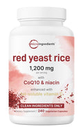 Red Yeast Rice with CoQ10 1200mg 240 Veggie Capsules A143