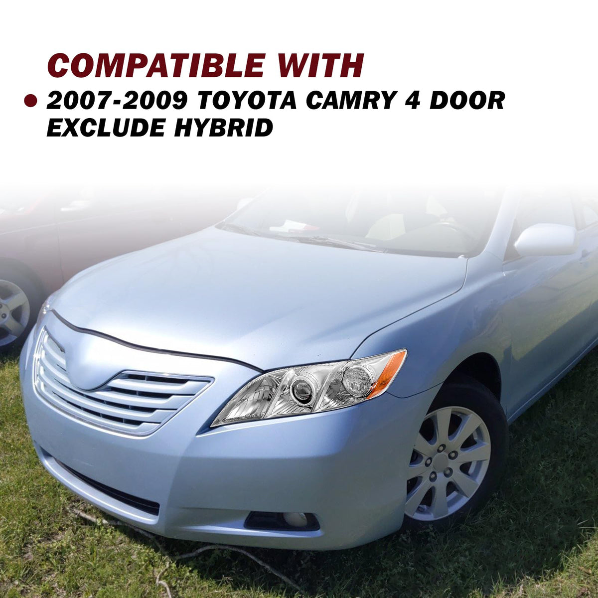 Headlight Compatible with 2007-2009 Toyota Camry Q551