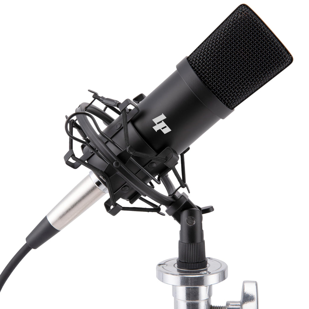2x2 USB Audio Interface Recording Bundle with Condenser Mic, Headphones, Shockmount, XLR Cable N43028