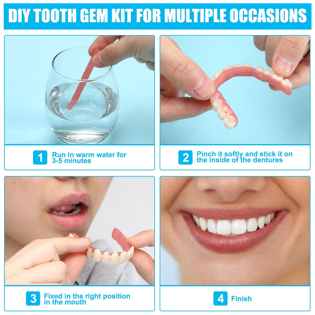 16 Pcs Dentures DIY Repair Kit H478245