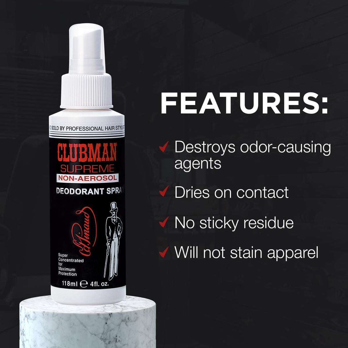 Non-Aerosol Whole Body Deodorant Spray 4 fl oz L149