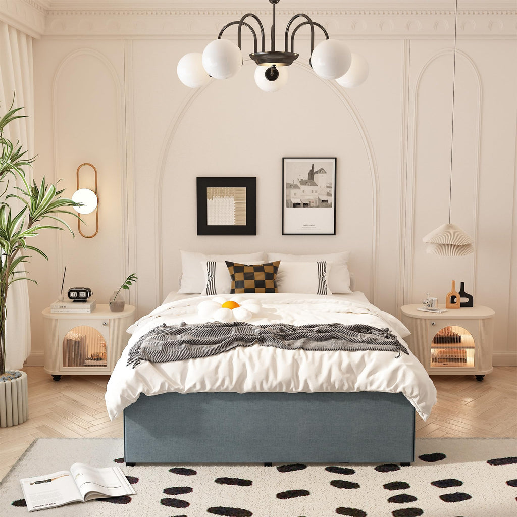 Queen Size 18 Inch Metal Bed Frame U9069
