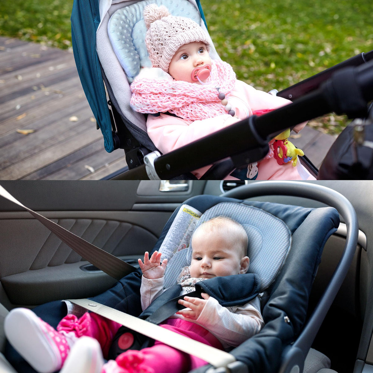 Infant Carseat Insert 2-in-1 Reversible Support Pad G969