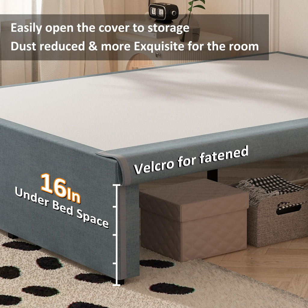 Queen Size 18 Inch Metal Bed Frame U9069