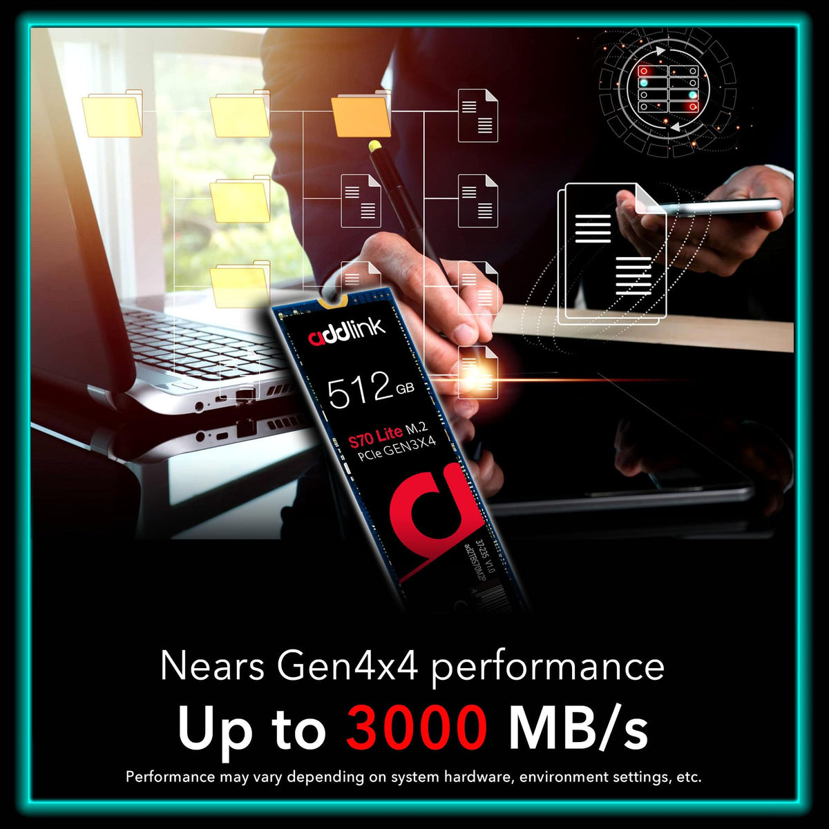 512GB M.2 2280 PCIe 3.0 NVMe Internal Solid State Drive F6561