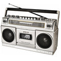 Portable Boombox with Cassette Player Recorder R575