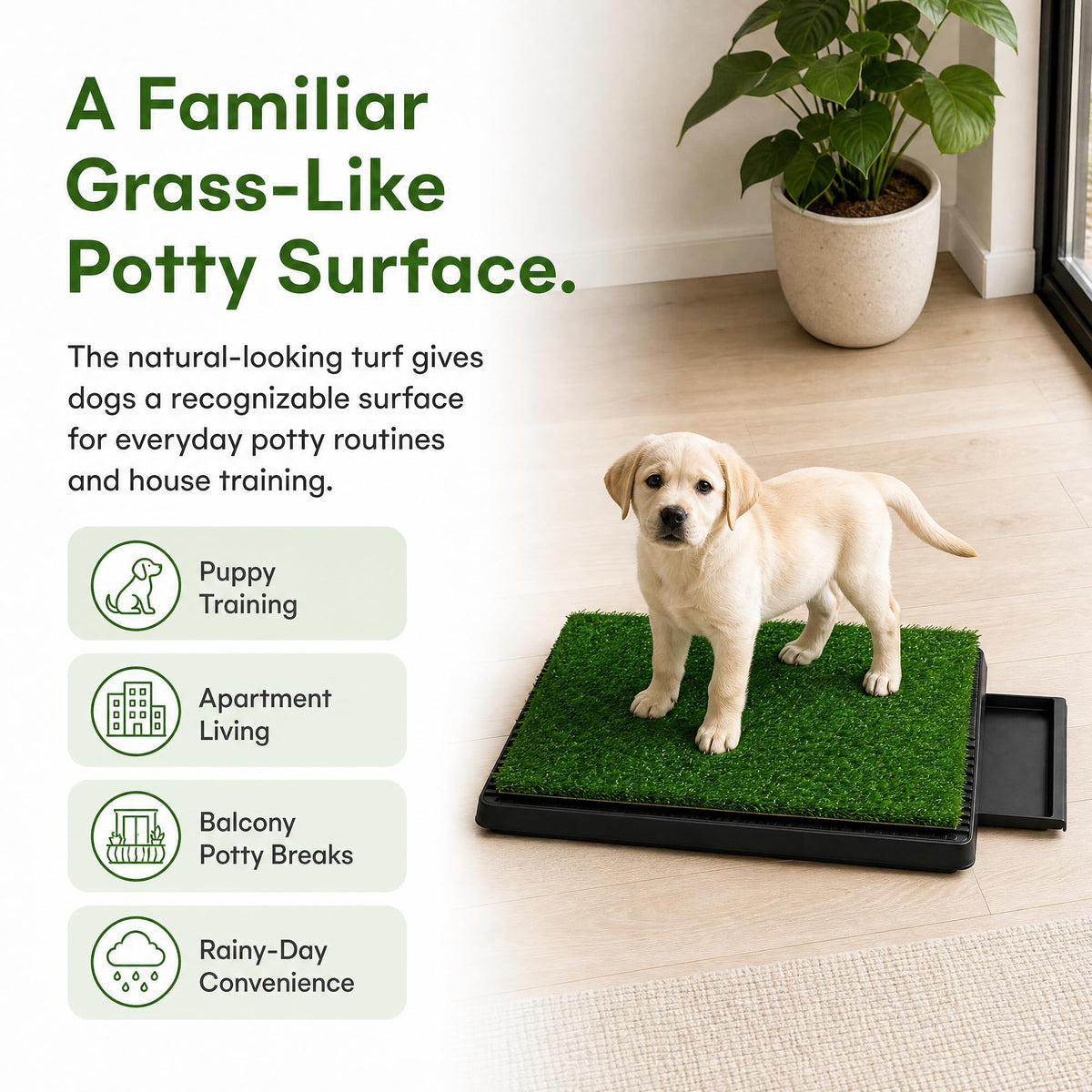 25 x 20 in Dog Grass Pad with Tray V45663