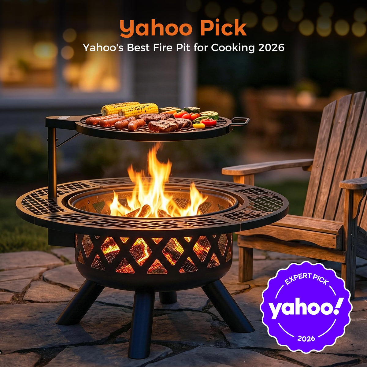 32 Inch Wood Burning Fire Pit G76501
