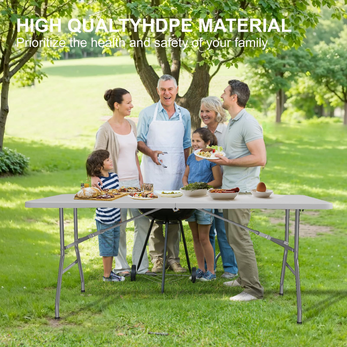 White 6FT Folding Table I49344