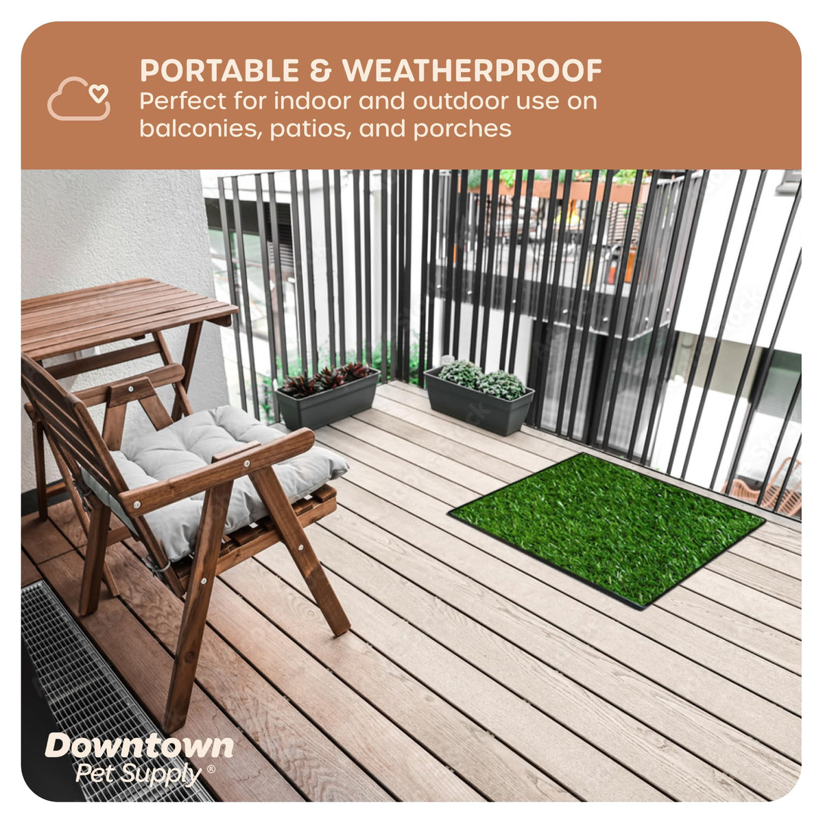 Dog Grass Pad with Tray 20 x 25 I7857