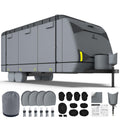 9-Layer Heavy Duty Waterproof Travel Trailer RV Cover O5325