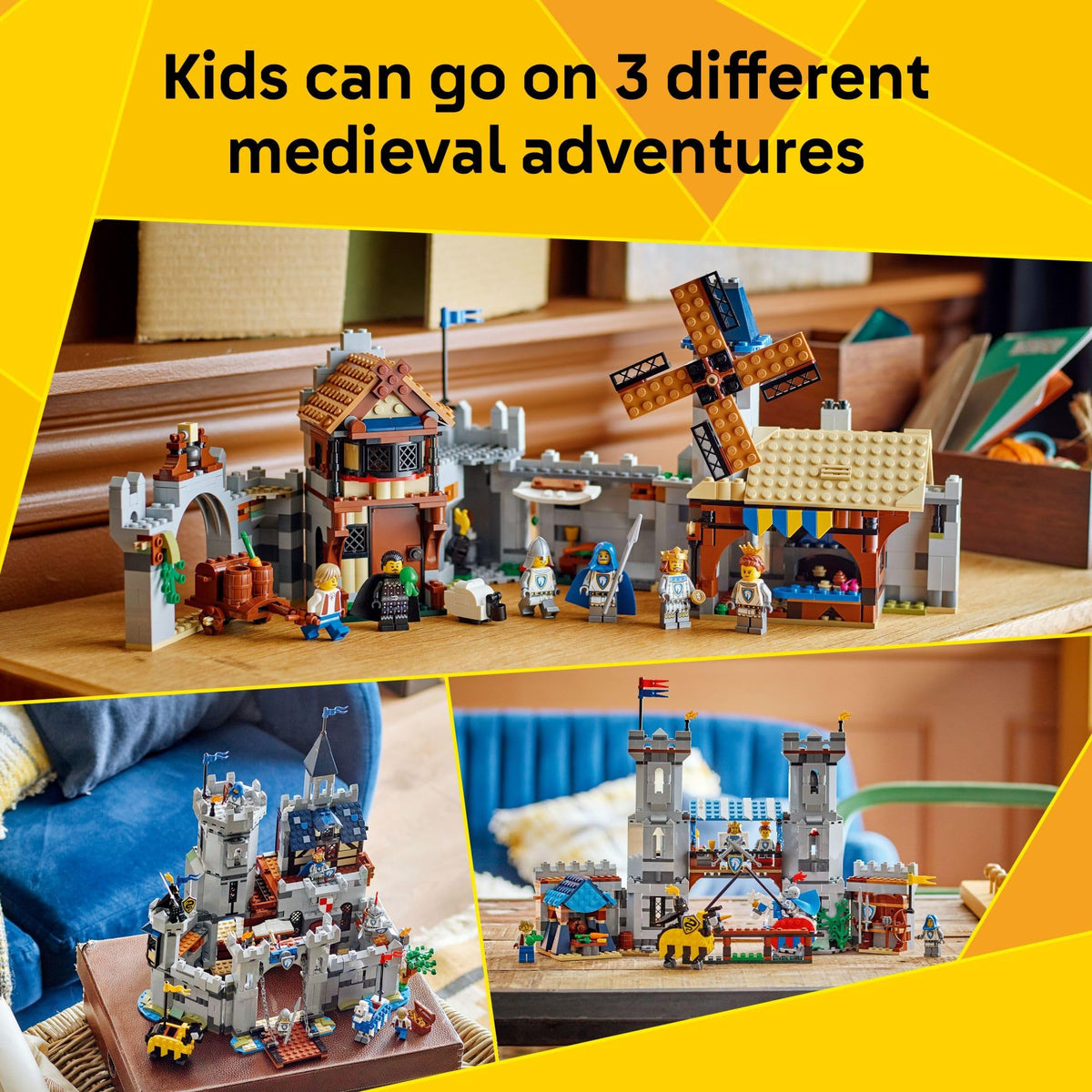 Medieval Horse Knight Castle Building Toy S9098