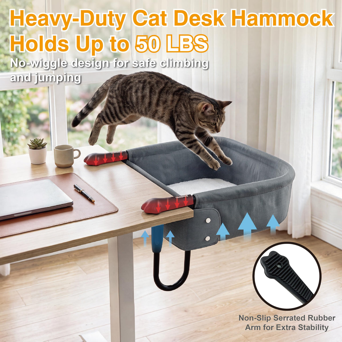 Cat Desk Bed for Large Cats 50lbs V757