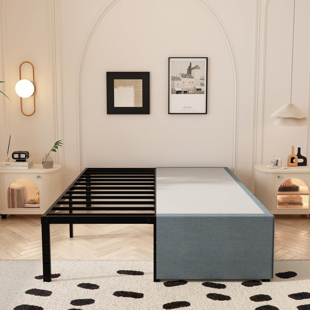 Queen Size 18 Inch Metal Bed Frame U9069