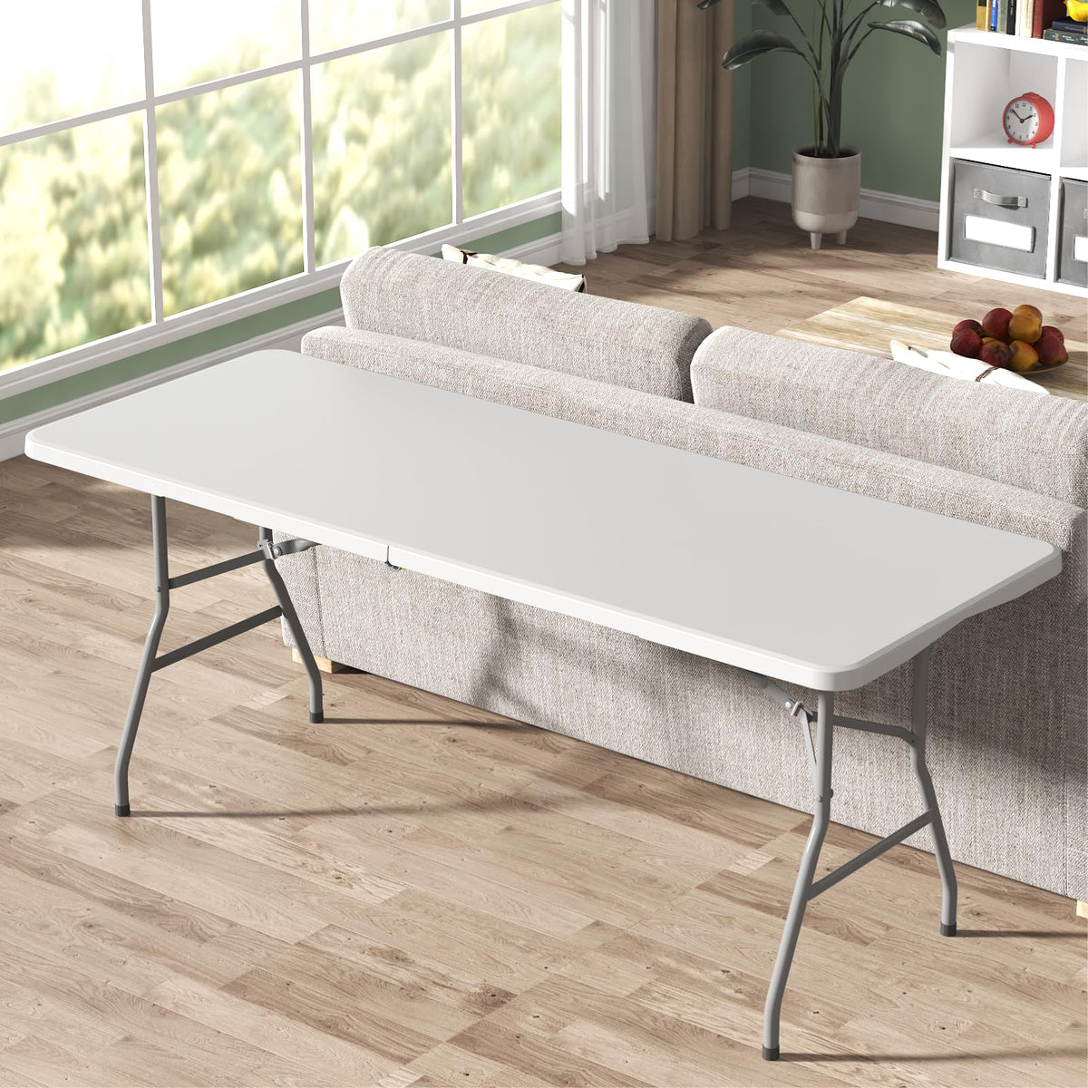 White 6FT Folding Table I49344