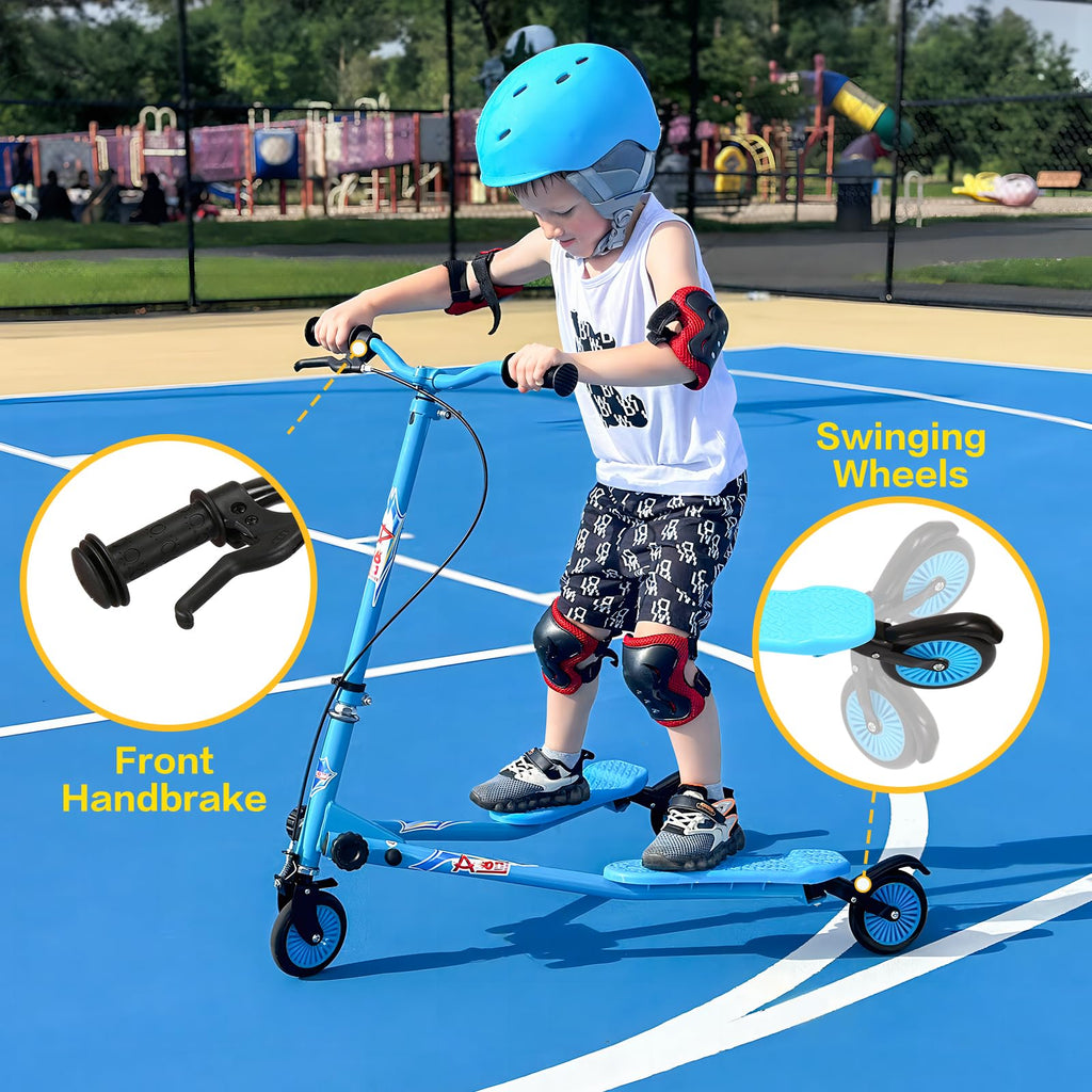 3 Wheels Drifting Scooter with Adjustable Height & Foldable X605106