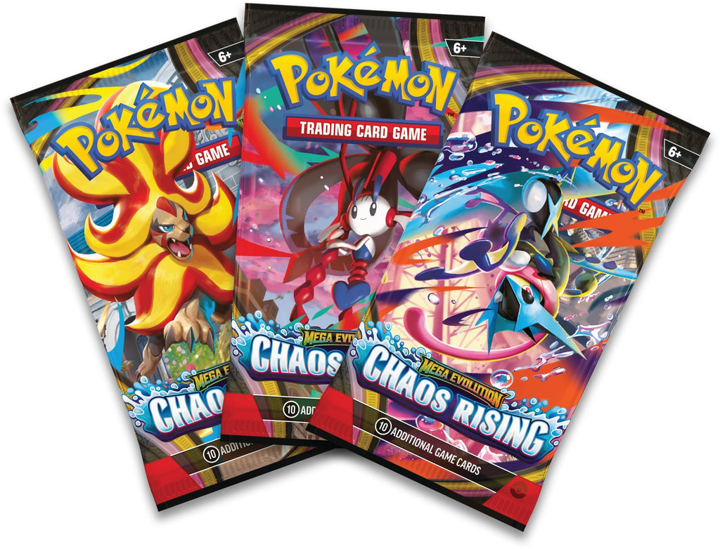 Pokémon TCG Triple Pack 1 Foil Promo Card & 3 Booster Packs D55353