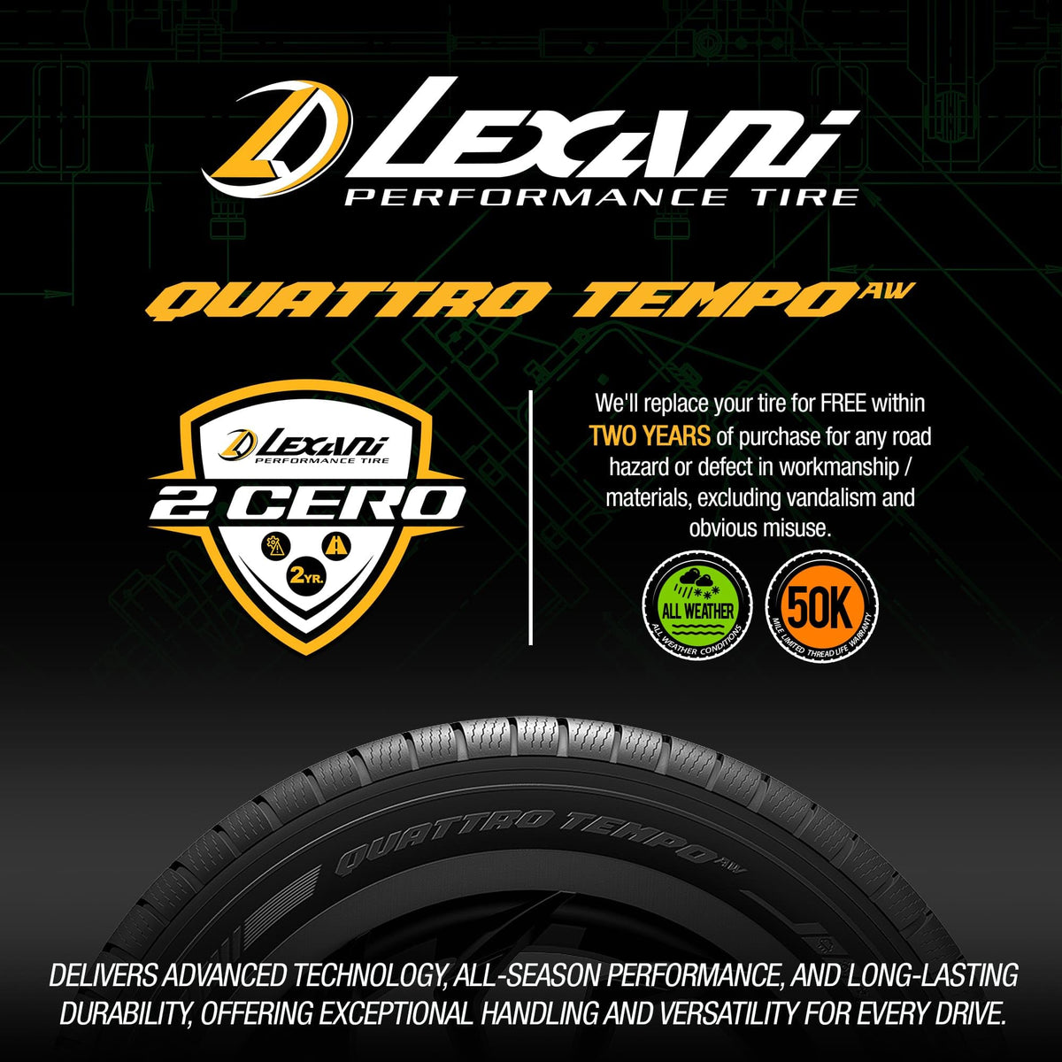 P245/40ZR18 97V All Weather Passenger Tire I9398