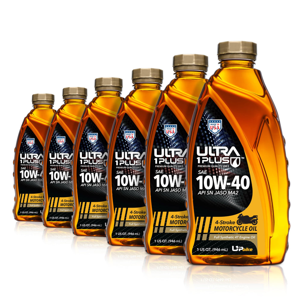 10W-40 Full Synthetic Motorcycle Oil 6 Quarts B49201