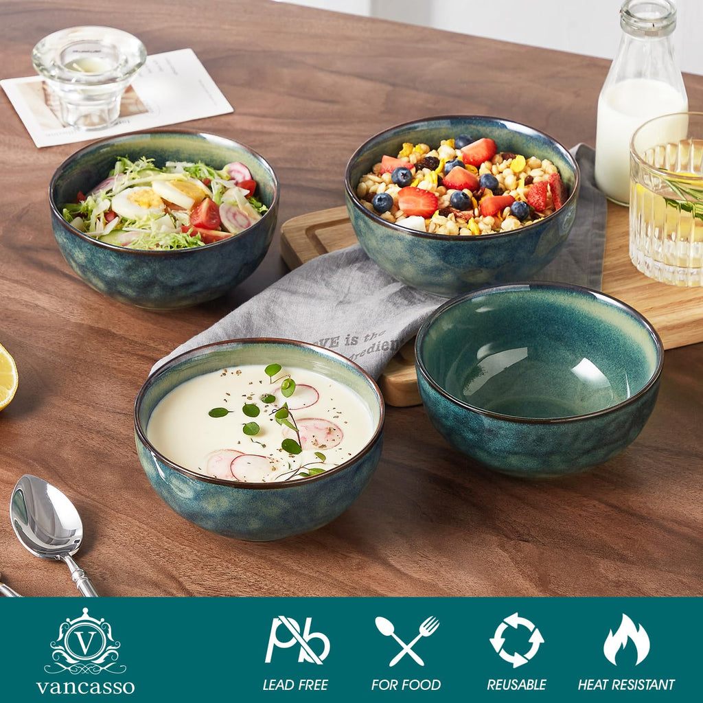 Ceramic Green Bowls Set of 4 V18442