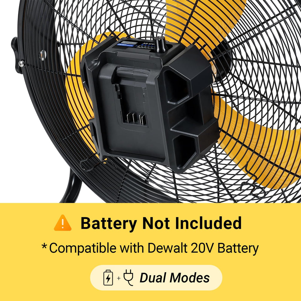 18" Brushless Cordless Floor Fan C6083