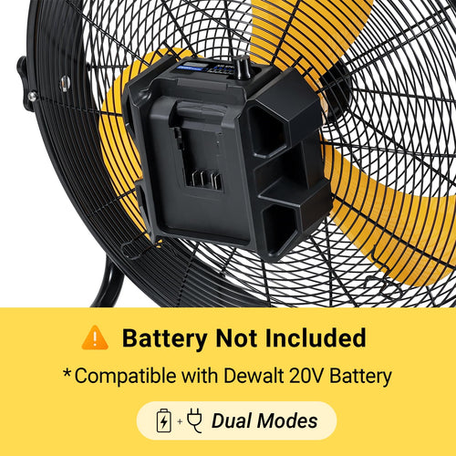 18" Brushless Cordless Floor Fan C6083